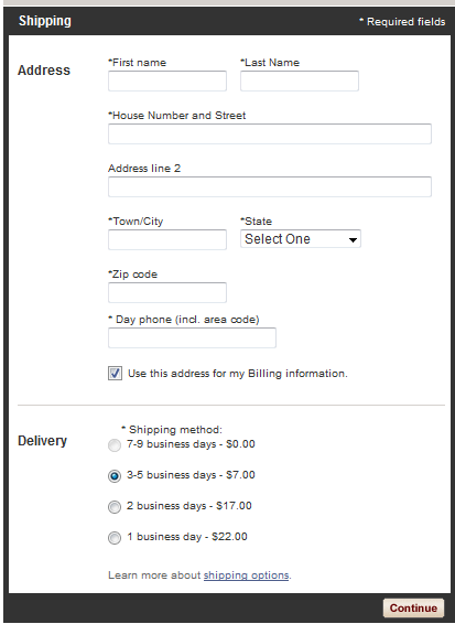 personal information form