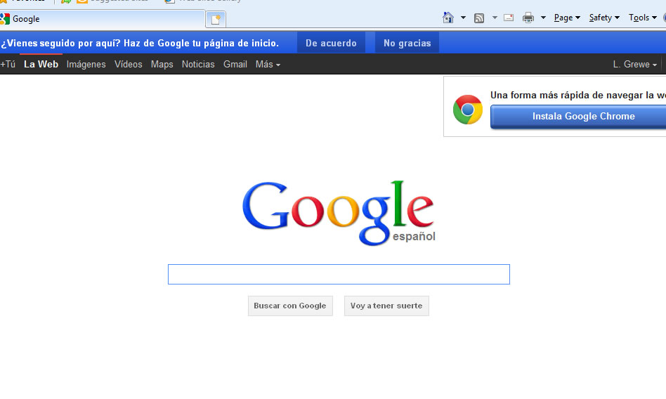 Google with es-mx