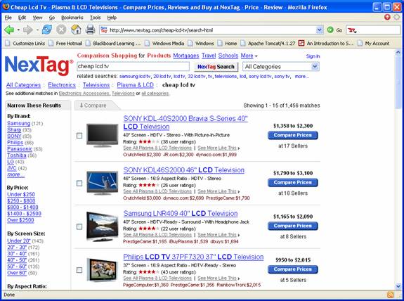 nexttag.com entrance page